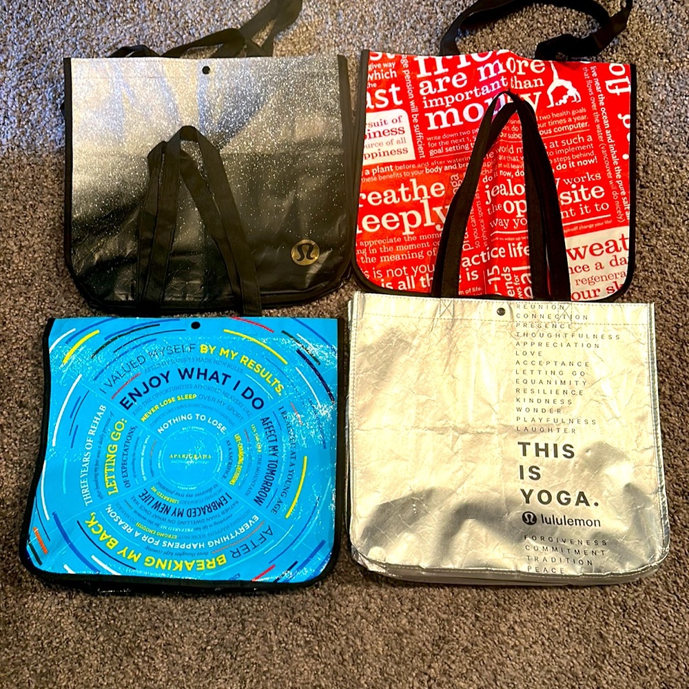 4 Lululemon bags